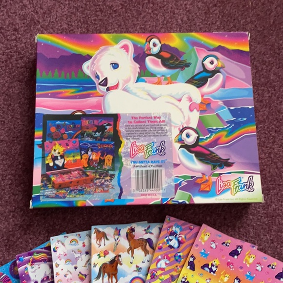 Lisa Frank | Accessories | Lisa Frank Roary Polar Bear Puffins Sticker ...